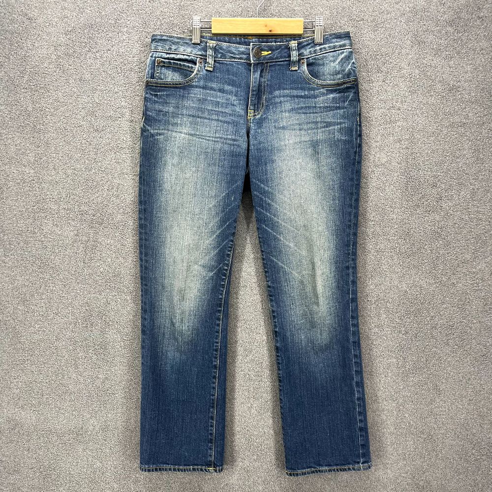 Gap Curvy Jeans Womens 6 28A Blue Denim Straight Premium‎ Low Rise
